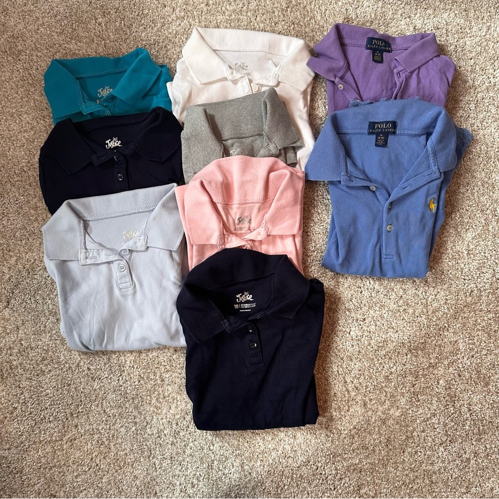Girls polo shirts